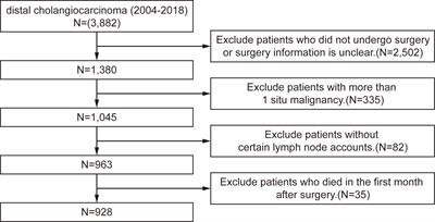 Comparison of Four Lymph Node Stage Methods for Predicting the Prognosis of Distal Cholangiocarcinoma Patients After Surgery